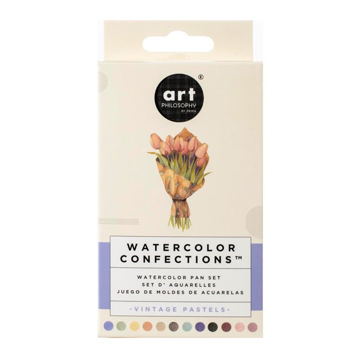 Acuarelas Art Philosophy Confections Vintage Pastels