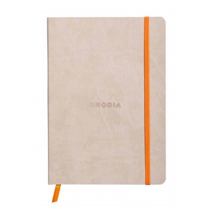 Libreta Rhodiarama Dots A5 Beige