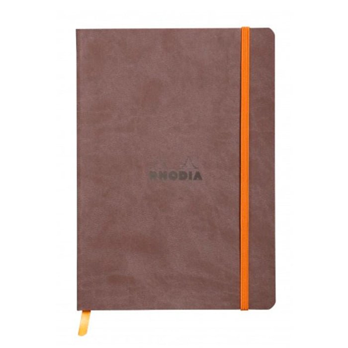 Libreta Rhodiarama Dots A5 Chocolate