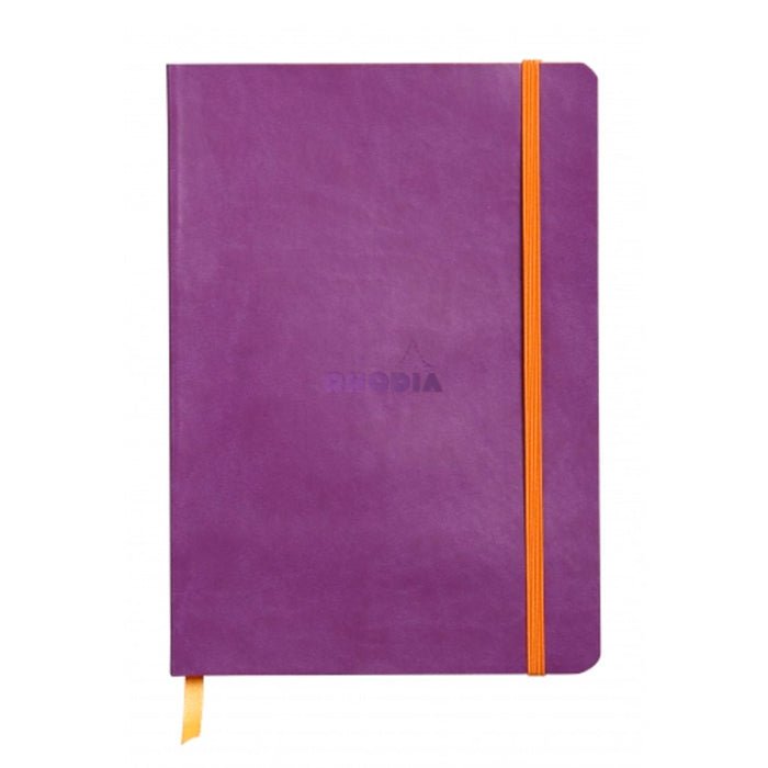 Libreta Rhodiarama Dots A5 Purple