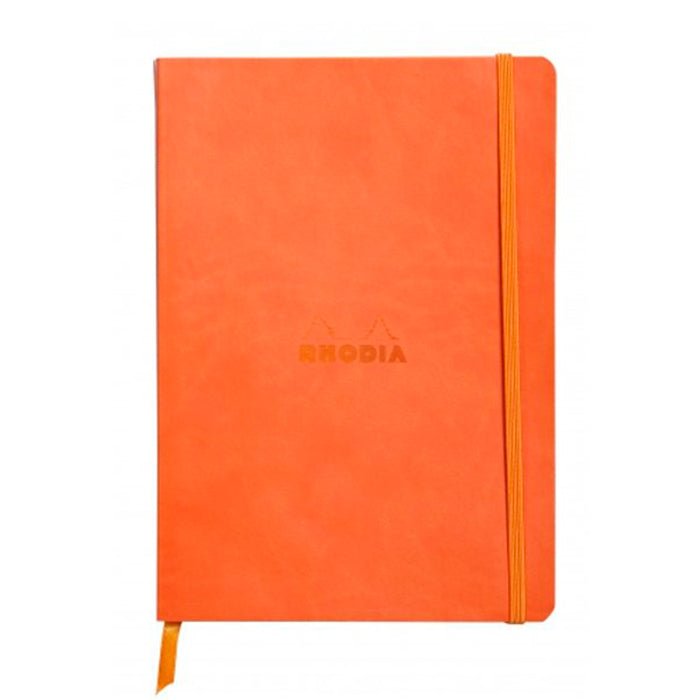 Libreta Rhodiarama Dots A5 Tangerine