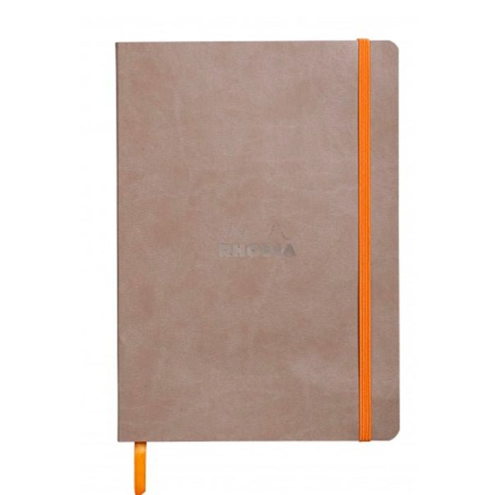 Libreta Rhodiarama Dots A5 Taupe