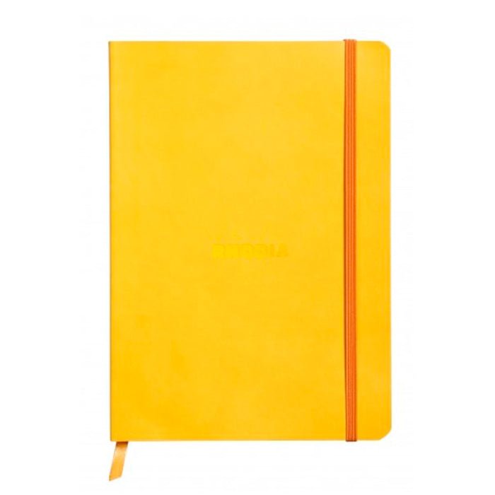 Libreta Rhodiarama Dots A5 Yellow