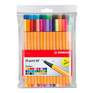 Rotuladores Stabilo Point 88 con 30