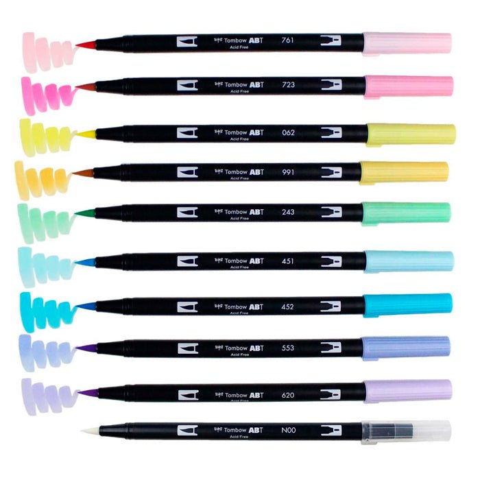 Set Tombow ABT Dual Brush Tonos Pastel