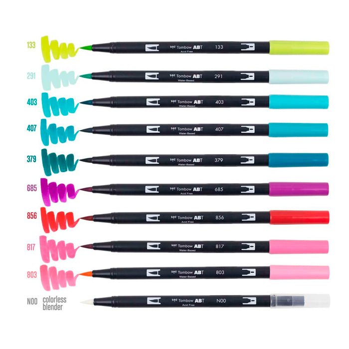 Set Tombow ABT Dual Brush Tonos Tropicales