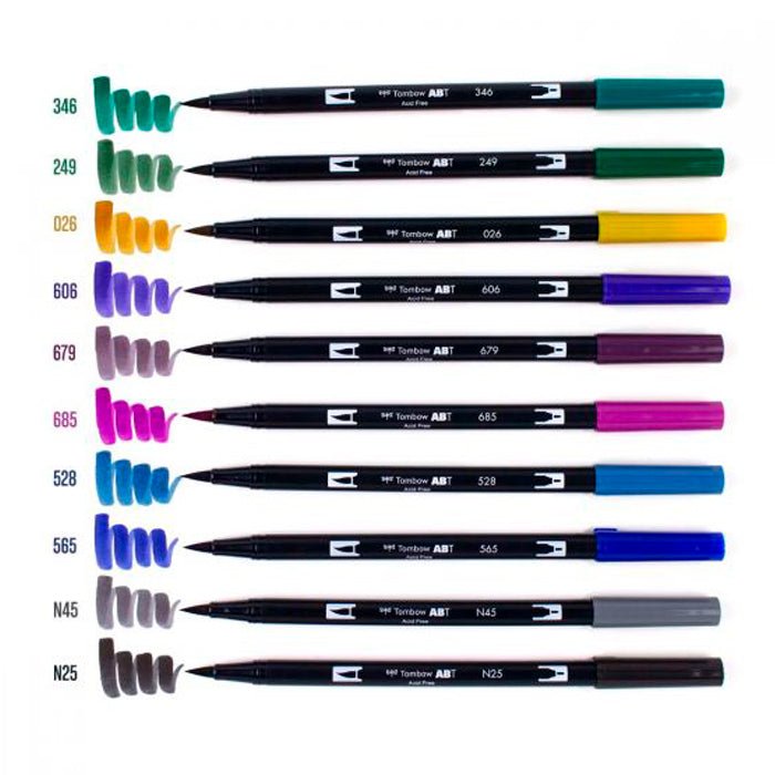 Set Tombow ABT Dual Brush Tonos Bohemian