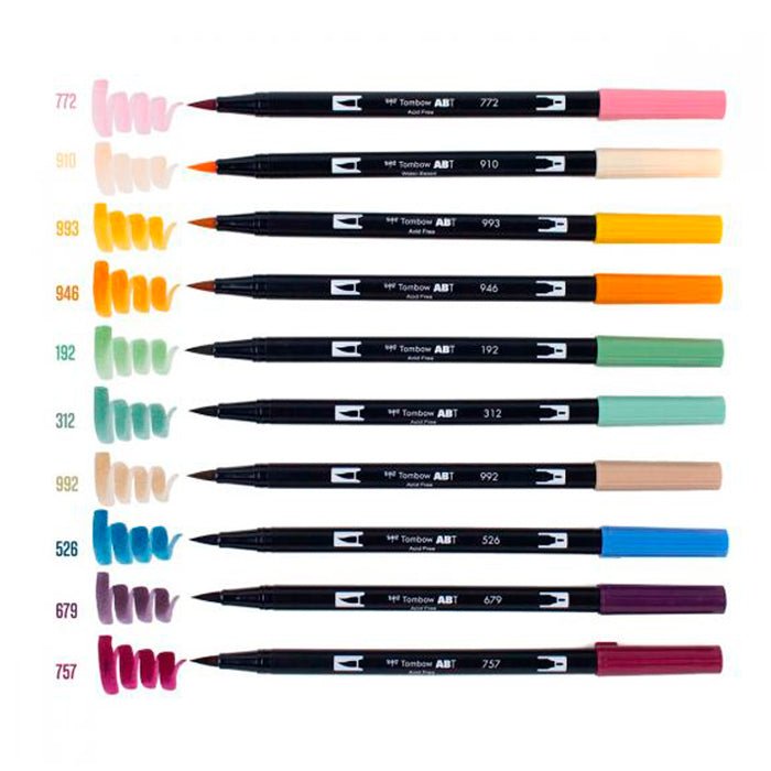 Set Tombow ABT Dual Brush Tonos Cottage