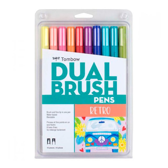 Set Tombow ABT Dual Brush Tonos Retro