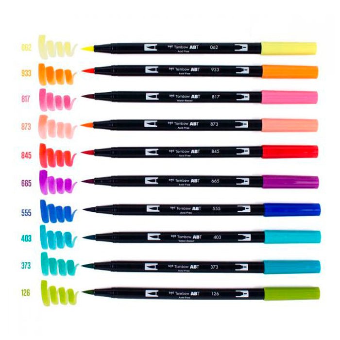 Set Tombow ABT Dual Brush Tonos Retro