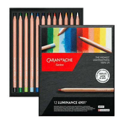 Colores Caran D'Ache Luminance con 12