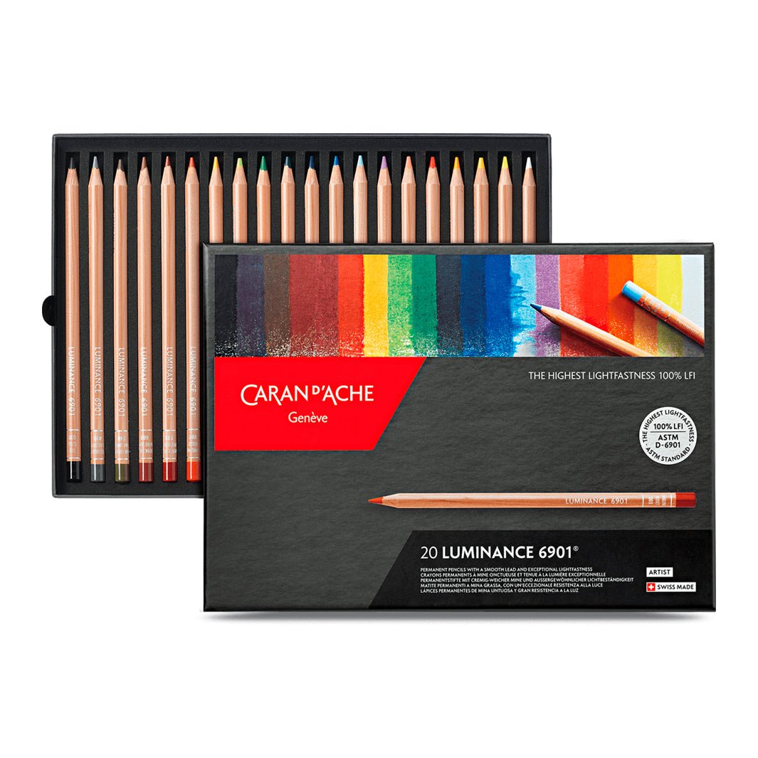 Colores Caran D'Ache Luminance con 20
