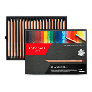 Colores Caran D'Ache Luminance con 20