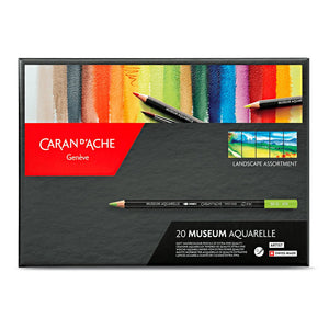 Colores Acuarelables Caran D'Ache Museum con 20 Paisaje