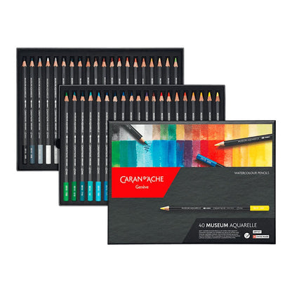 Colores Acuarelables Caran D'Ache Museum con 40