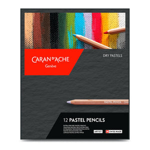 Lápices Pastel Caran D'Ache con 12
