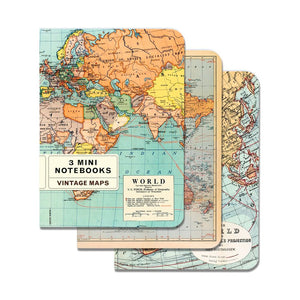 Libretitas Cavallini con 3, Set Vintage Maps