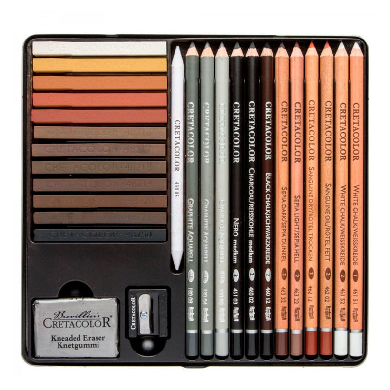 Estuche Cretacolor Creativo Drawing Set con 27