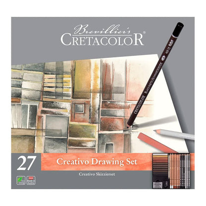 Estuche Cretacolor Creativo Drawing Set con 27