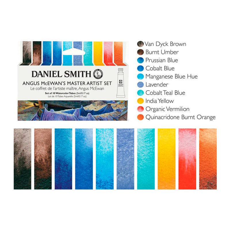 Acuarelas Daniel Smith Angus McEwan Master Set