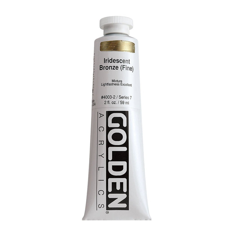 Acrílico Golden Heavy Body 59 ml Tonos Metálicos