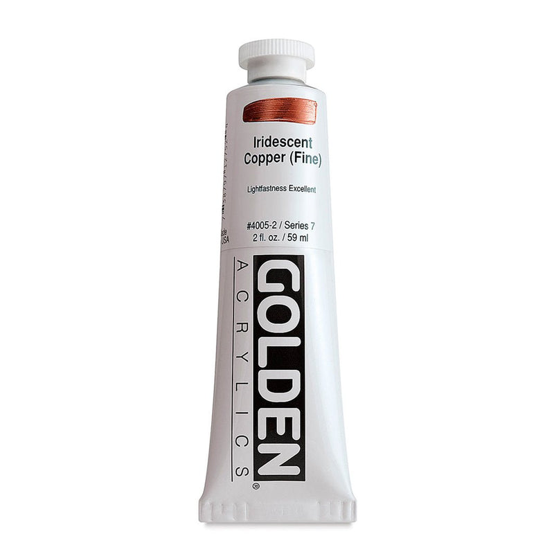 Acrílico Golden Heavy Body 59 ml Tonos Metálicos