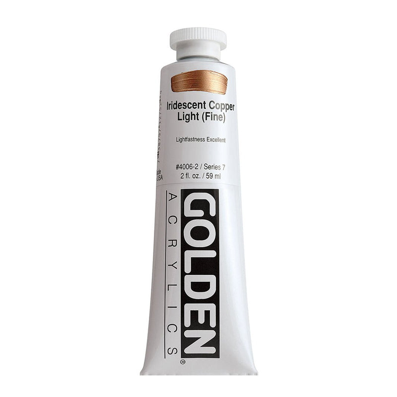 Acrílico Golden Heavy Body 59 ml Tonos Metálicos