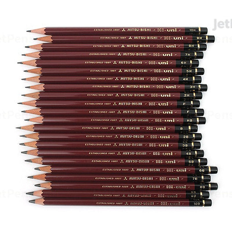 Lápices Hi-Uni Graphite Art Set con 22