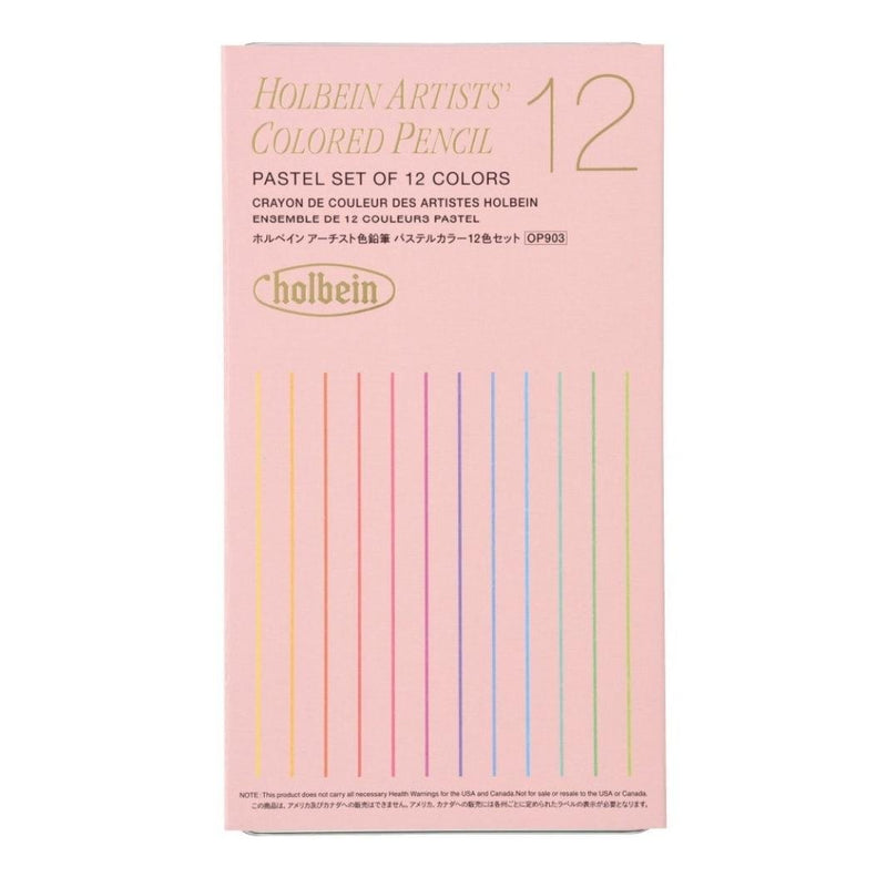 Colores Holbein Pastel con 12