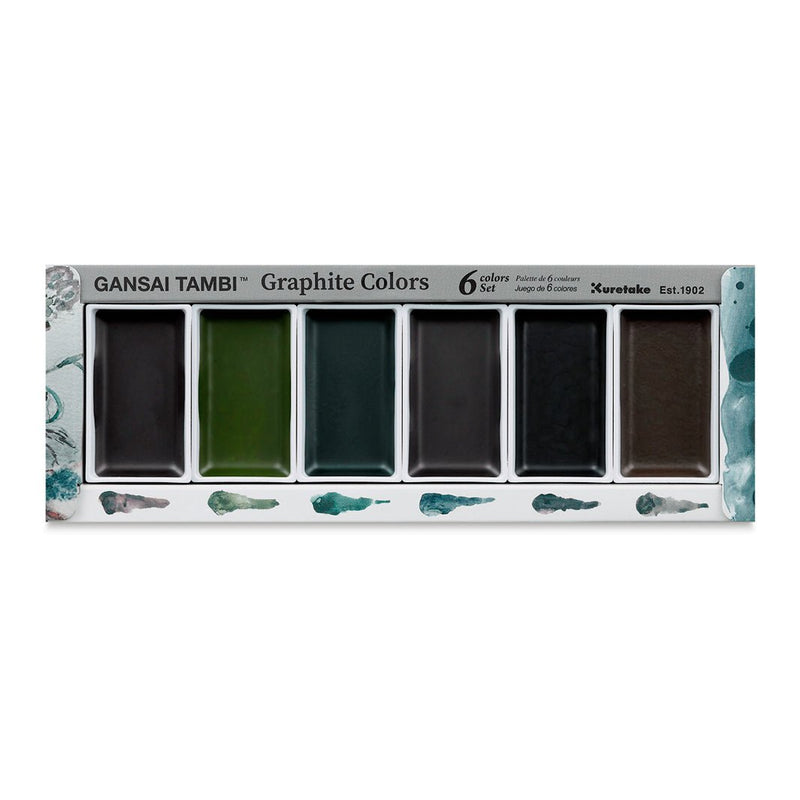 Acuarelas Kuretake Gansai Tambi Graphite Colors