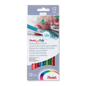 Colores Acuarelables Pentel Watercolor con 12