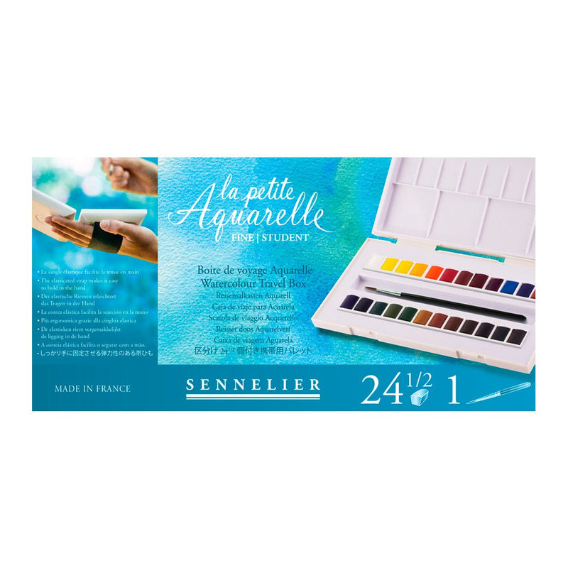 Acuarelas Sennelier La Petite Aquarelle con 24