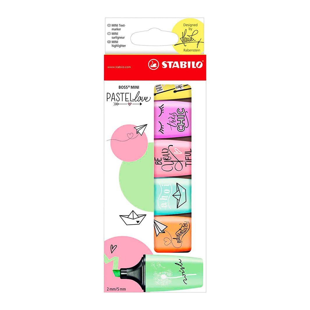 Set Stabilo Boss Mini Pastel Love