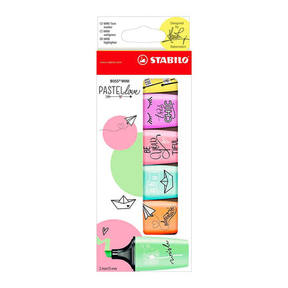 Set Stabilo Boss Mini Pastel Love