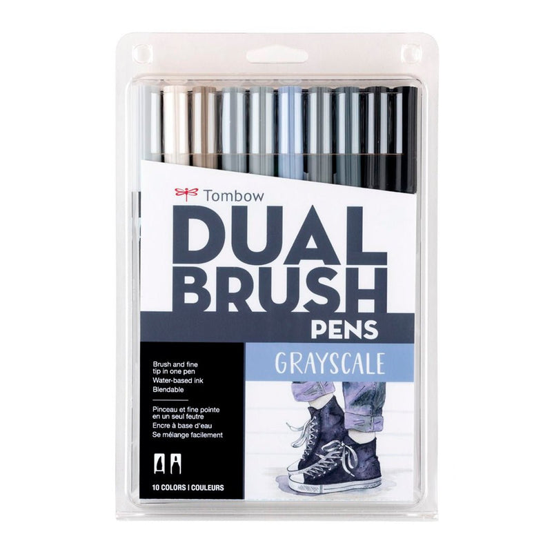 Set Tombow ABT Dual Brush Tonos Grises