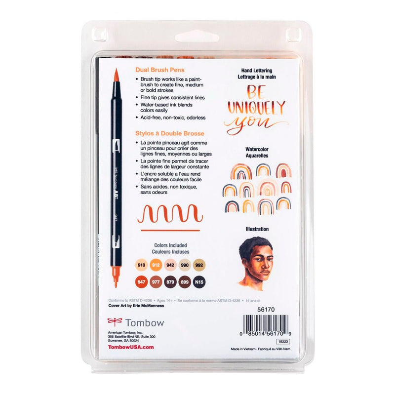 Set Tombow ABT Dual Brush Tonos Piel