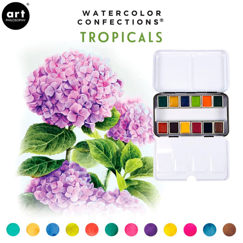 Acuarelas Art Philosophy Confections Tropicals