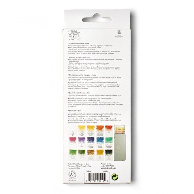 Pasteles al óleo Winsor & Newton Set Introductorio con 15